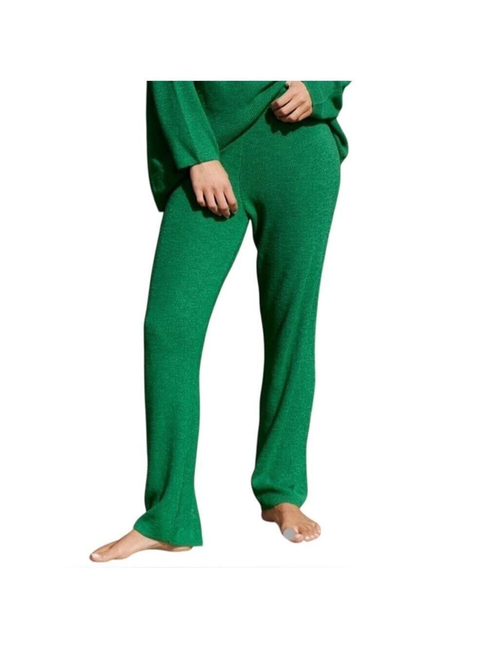 Free People Beach Malibu Solid Pant Green Size XL